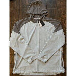 NWT Mizzen+Main HydraShift Jacket Packable Mens Size XL Light Blue Gray $148